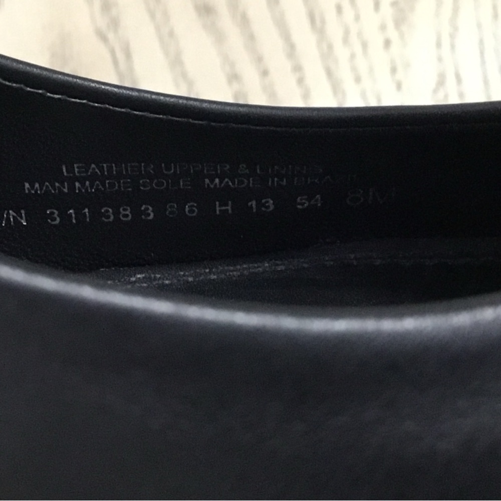 Tory Burch Pacey wedges  Black Patent Leather Cap Toe Shoes For Woman Size 8M - Picture 8 of 13